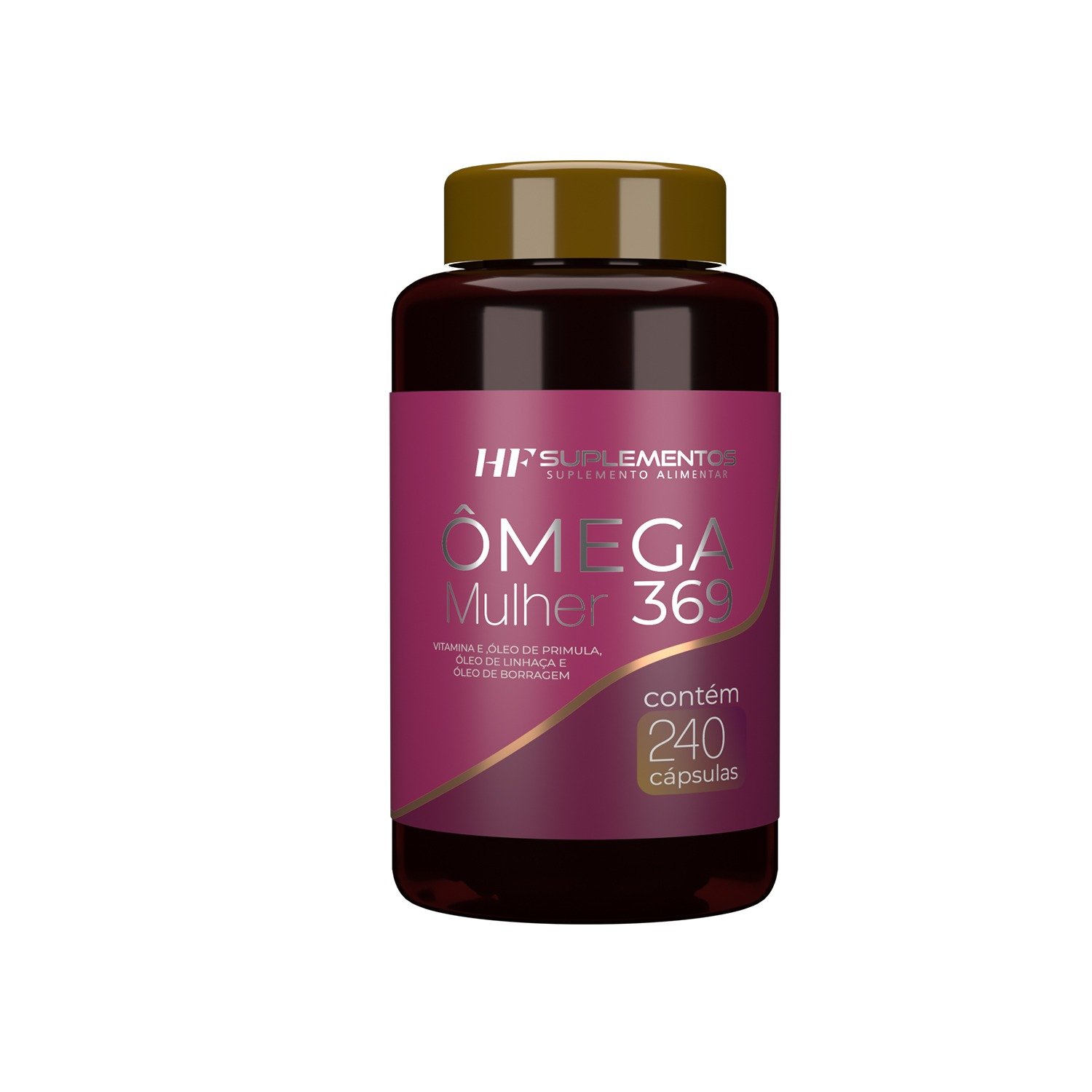 Ômega Mulher 3 6 9 HF Suplementos 240 cápsulas